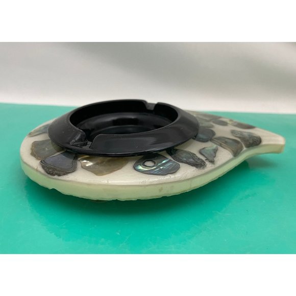 Vintage ashtray, lucite abalone ashtray, tear drop - Picture 6 of 10